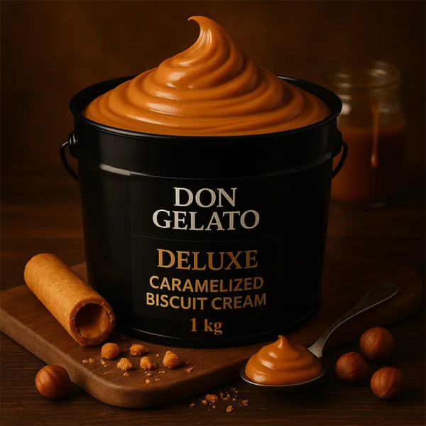 Домашен крем с карамел и бисквити Don Gelato – 1 кг