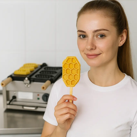 Гофретник с хексагонална форма Don Gelato – Honeycomb