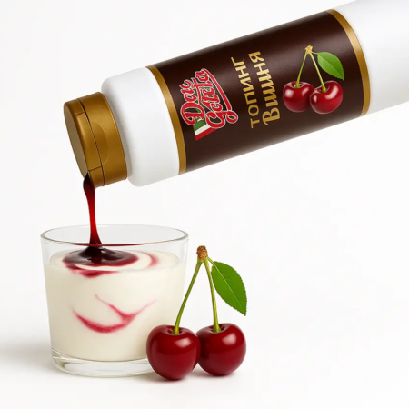 Топинг вишна за йогурти, скрежини и млечни десерти – Don Gelato 975 г