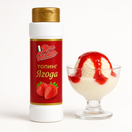 Топинг ягода без ГМО и палмова мазнина – Don Gelato – 975 г