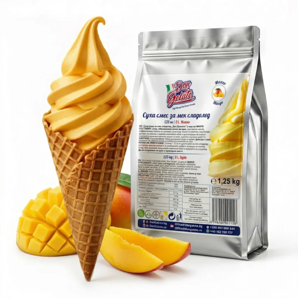 Суха смес за сладолед манго от Don Gelato
