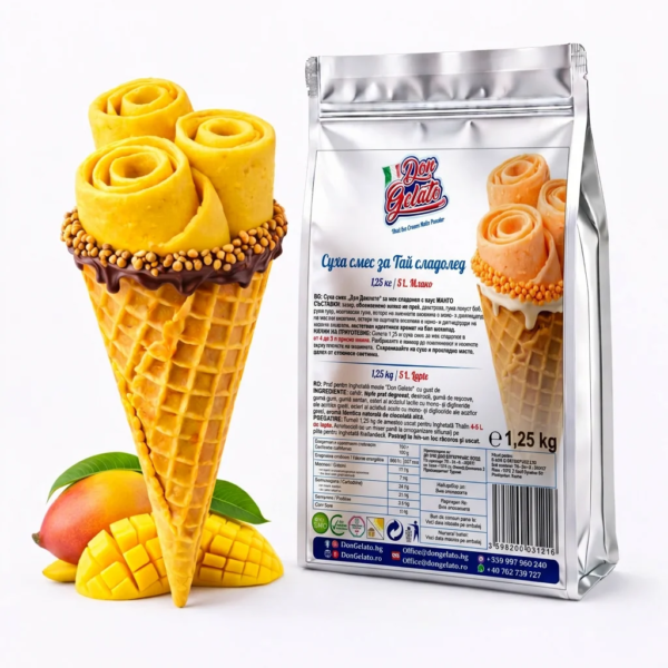 Суха смес за тайландски сладолед Манго от Don Gelato