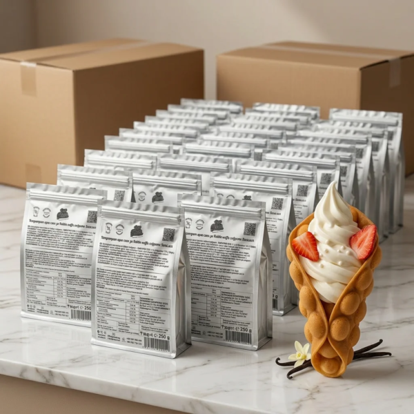 Промо пакет Bubble Waffle концентрат ванилия с много пакети Don Gelato