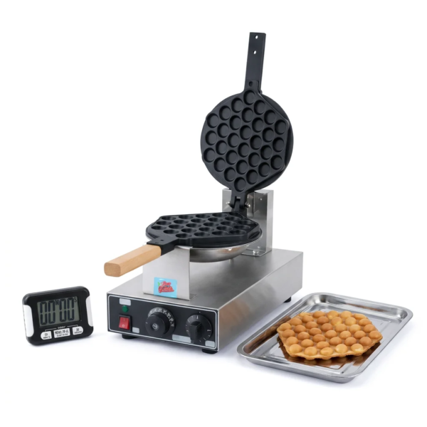 Промо пакет Bubble Waffle ванилия от Don Gelato, създаден за обекти, които търсят готово решение за работа с bubble waffle. Офертата включва 190 пакета суха смес, професионален гофретник, електронен таймер и метална тавичка в една завършена бизнес конфигурация.