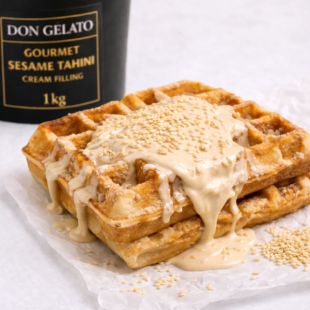 Гофрети с гурме крем със сусамов тахан Don Gelato