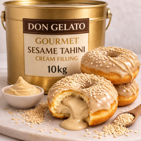Понички с гурме крем със сусамов тахан Don Gelato