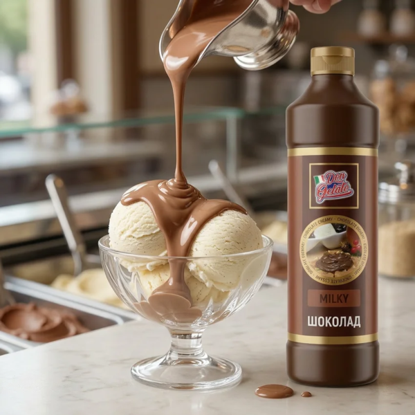 Шоколадов топинг за сладолед и десерти Don Gelato Premium