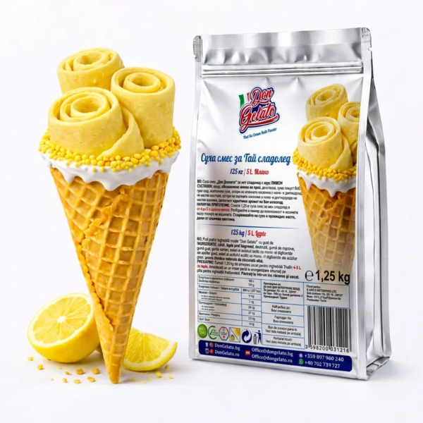 Суха смес за тайландски сладолед лимон Don Gelato