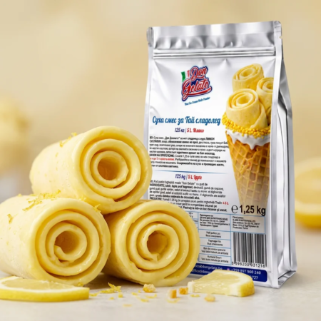 Тайландски сладолед лимон на рулца Don Gelato