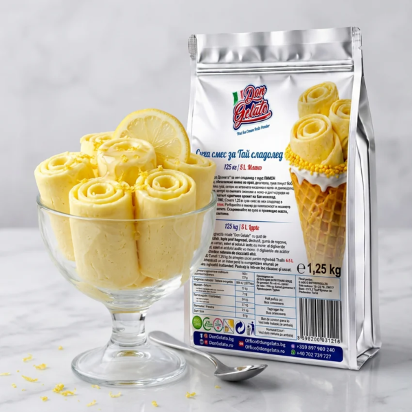 Тайландски сладолед лимон в купа Don Gelato