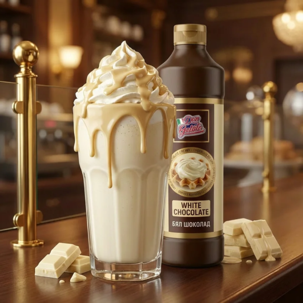 Течен бял шоколад за кафе и десерти Don Gelato Premium
