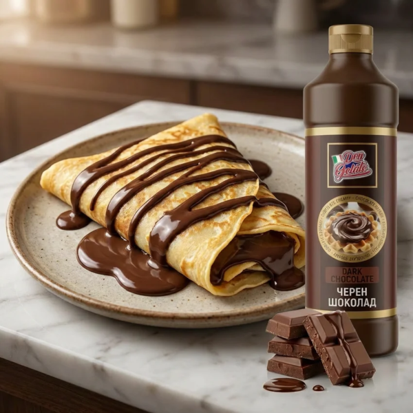 Топинг битер шоколад за палачинки и вафли Don Gelato Premium 1 kg
