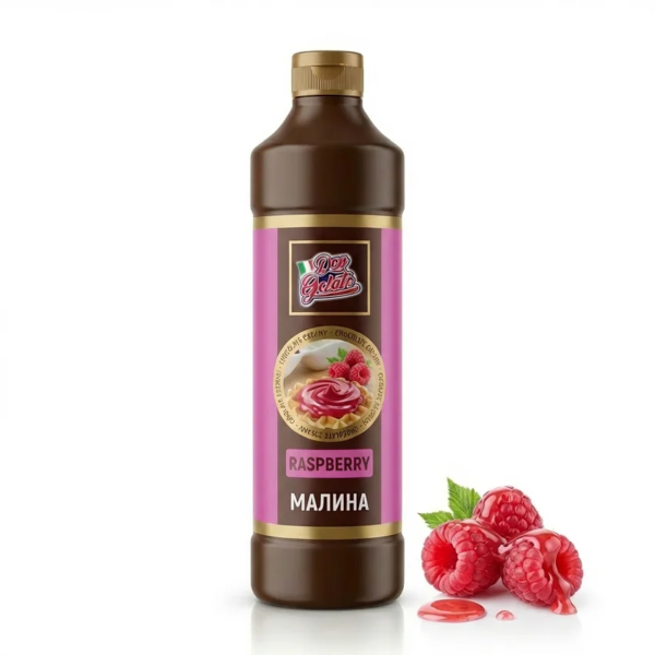 Топинг малина Don Gelato Premium 1 kg – професионален малинов сос за десерти
