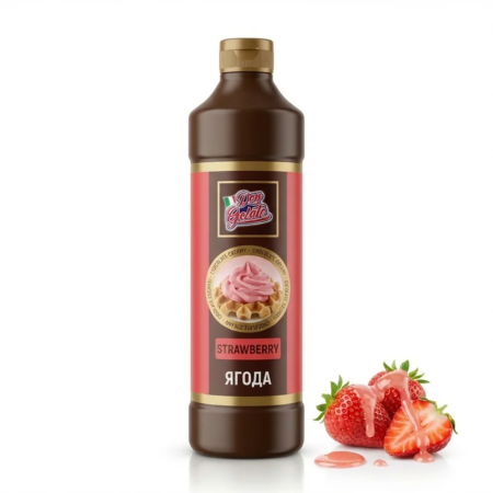 Топинг ягода Don Gelato Premium 1 kg – плодов сос за сладолед и десерти