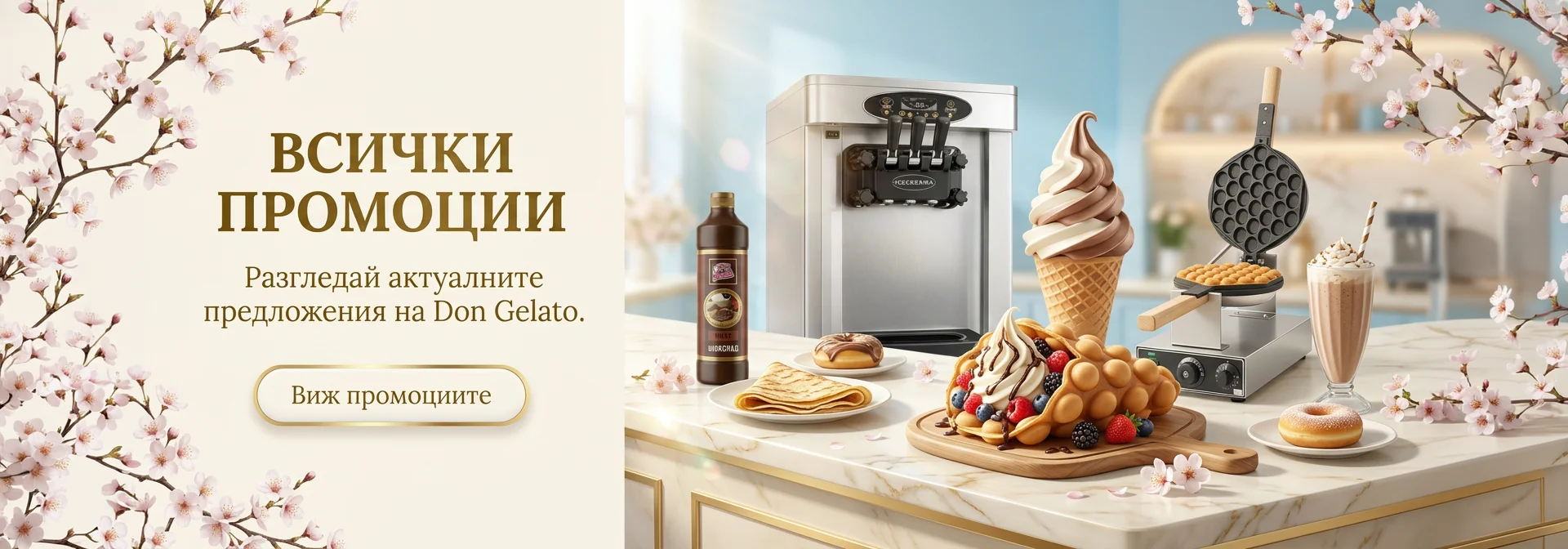 Всички промоции Don Gelato на едно място