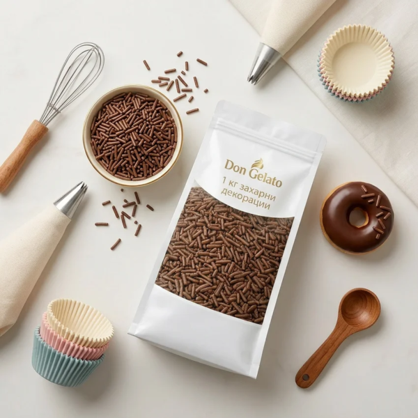 Продуктова композиция с шоколадови пръчици Don Gelato