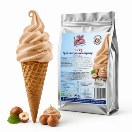 Суха смес за сладолед лешников крем с вода Don Gelato
